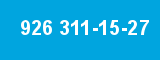 926 311-15-27